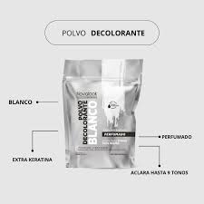 POLVO DECOLORANTE BLANCO EXTRA KERATINA X 700G NOVALOOK